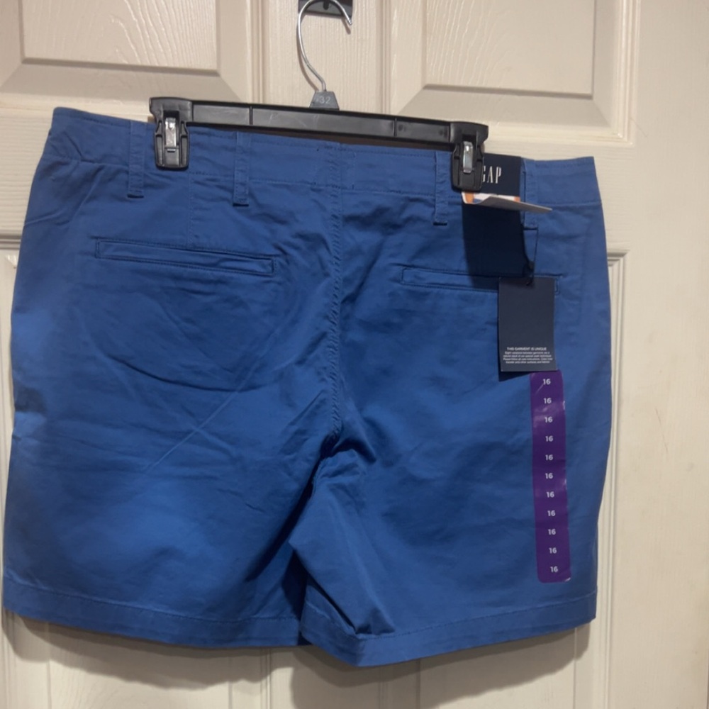 Gap blue chino shorts Size 16 #summer #chino - Picture 5 of 5